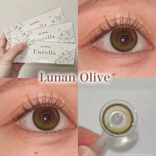 Unrolla 1 Day LUNAN OLIVE ワンデーリフレア アンローラ ルナンオリーブ